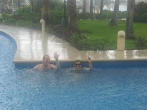 Even the rain can't stop us!!