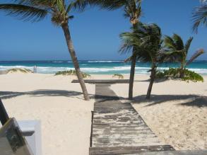 One of their many beautiful beach wedding locations
